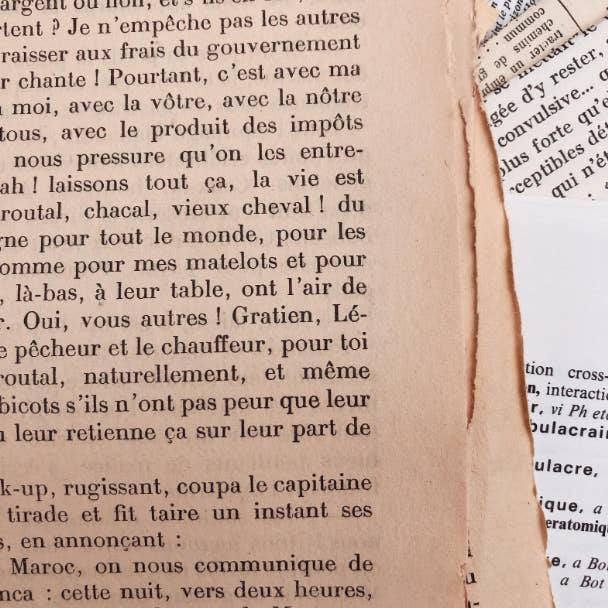 Chapteries - Wholesale DIY Craft Kit - Book pages kit2