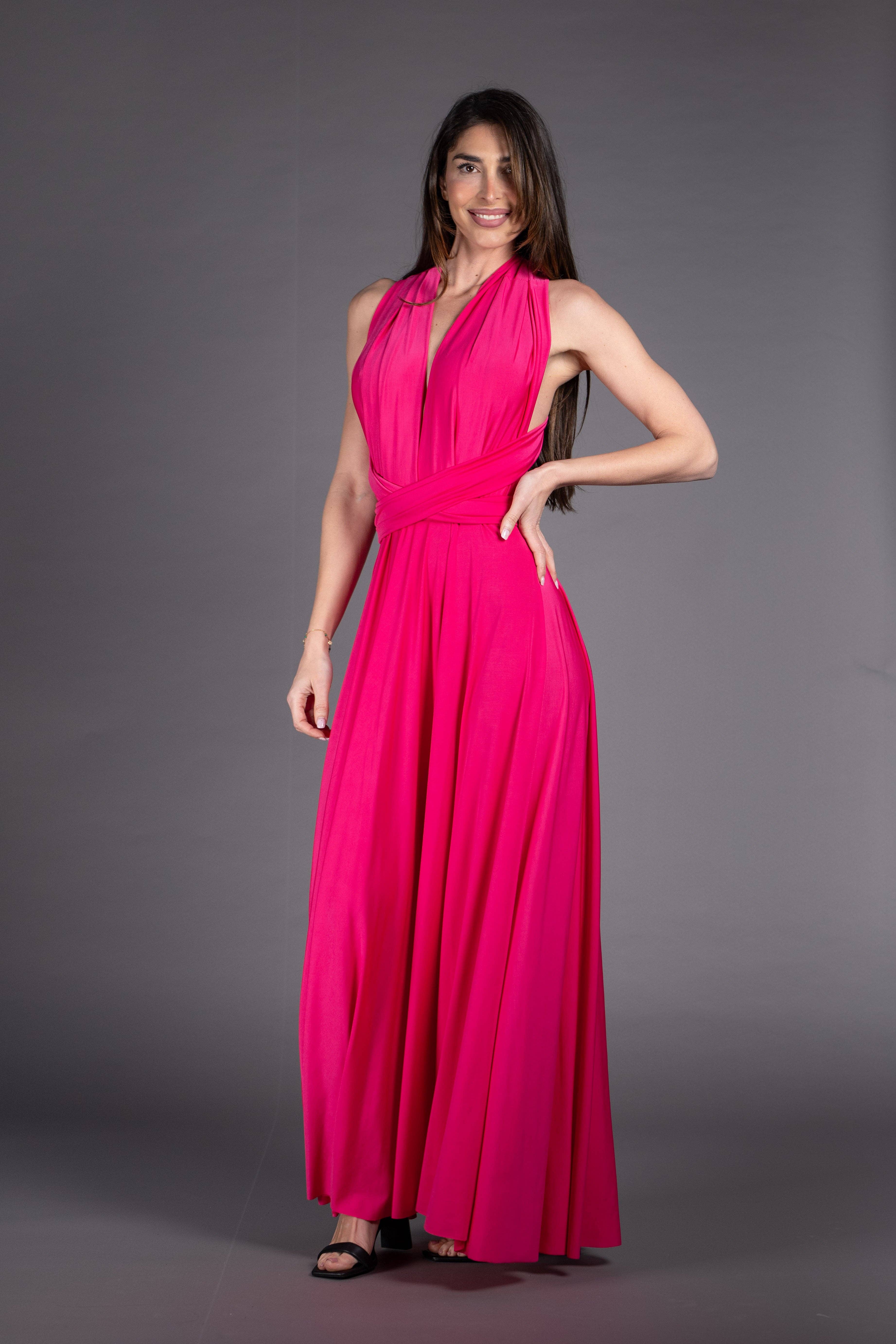 Julie d orleac – Vestido - Mulher por atacado – Vestido multiuso liso3