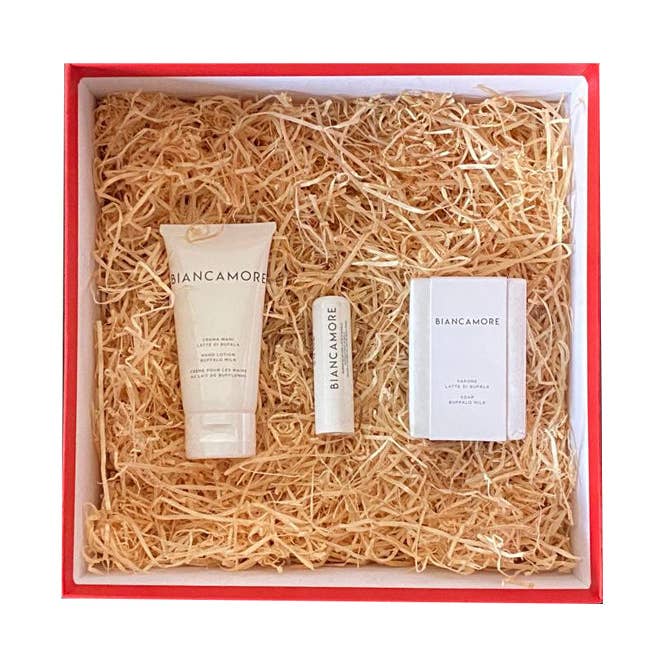 COFANETTO REGALO BIANCAMORE - 1 BURRO CACAO + 1 SAPONE 100 G per la vendita all'ingrosso da parte di Marie Danielle