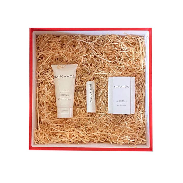 BIANCAMORE PRESENTASK - 1 LÄPPBALSAM + 1 TVÅL 100 G för wholesale av Marie Danielle