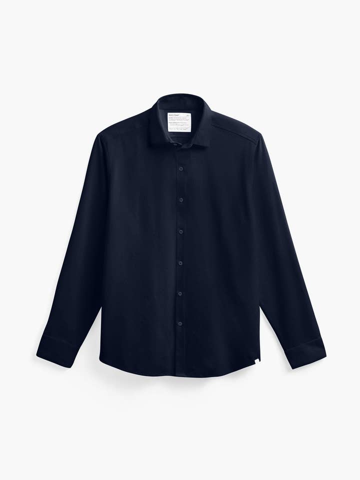 Herren AeroZeroº Hemd - Dunkelblau (MPS) für den Großhandel von Ministry Of Supply