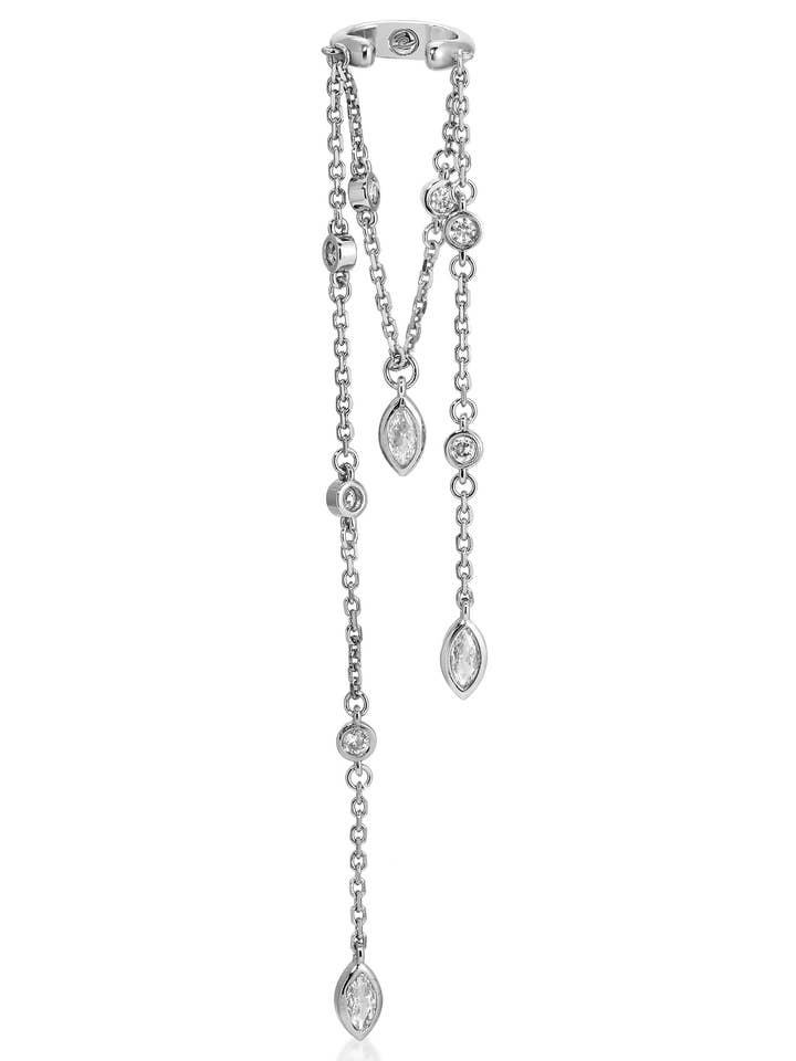 Dainty Drop Ear Cuff for wholesale by Ettika