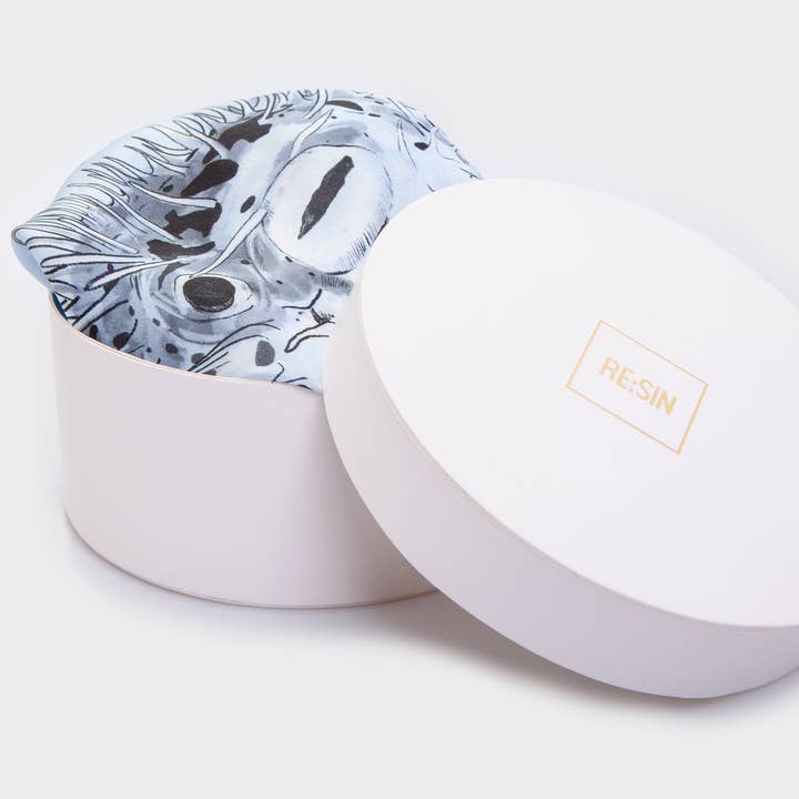 RE:SIN - Vente Écharpe – femme - Foulard en soie poisson-globe1