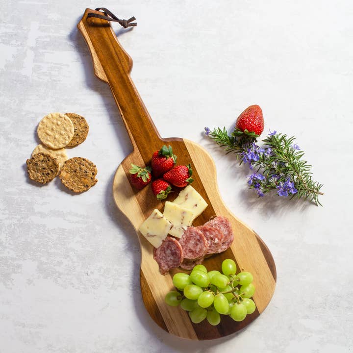 Totally Bamboo - Wholesale Cutting Board - Rock & Branch® Shiplap Series Ukulele Serving Board