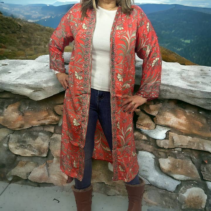 Nola by bijusol - Wholesale Kimono - Women's - Silk Kimono Jacket5