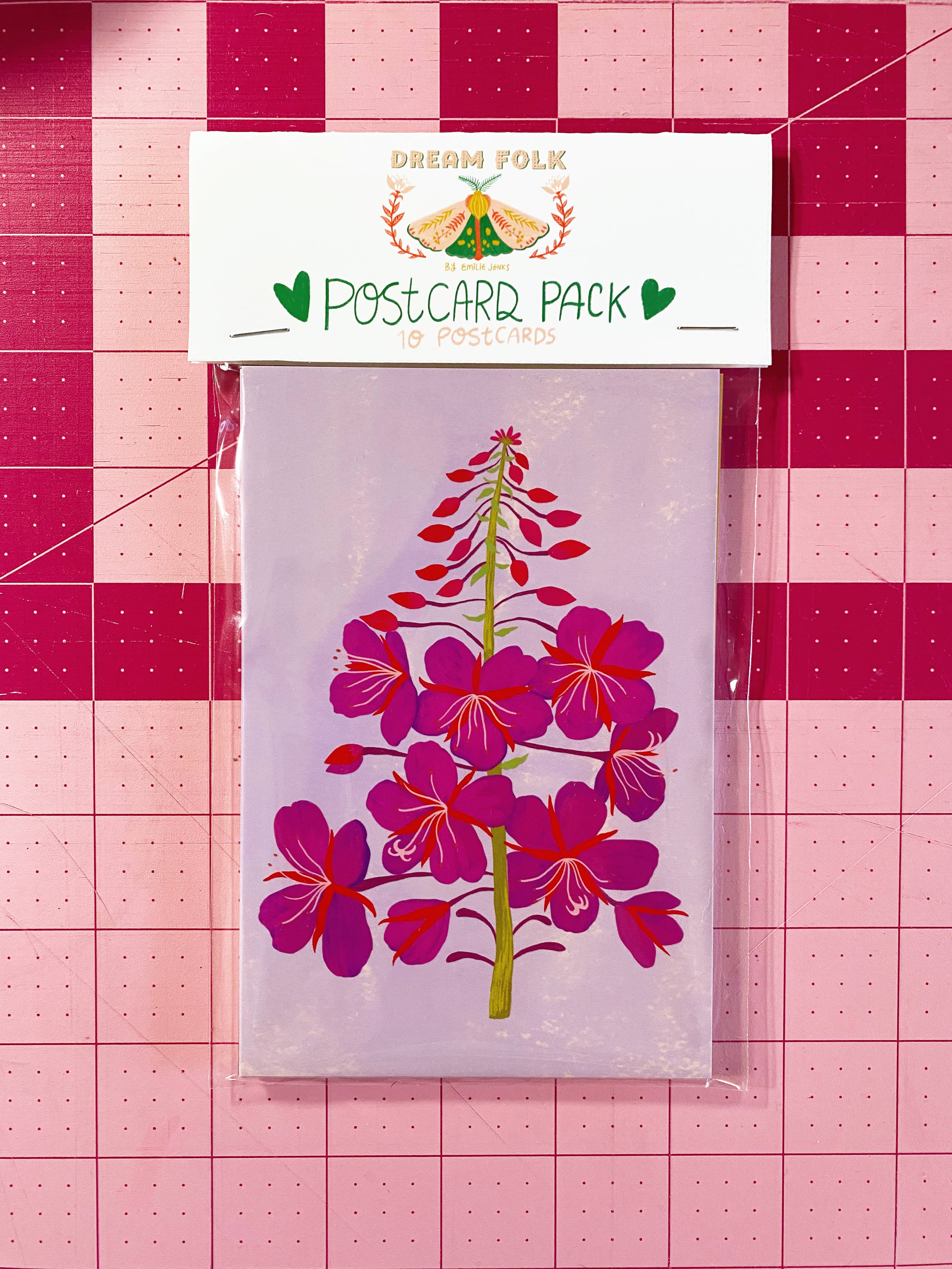 Dream Folk Studio - Wholesale Postcard Set - Pacific Northwest Wildflower Postcard Set - 10 postcards1