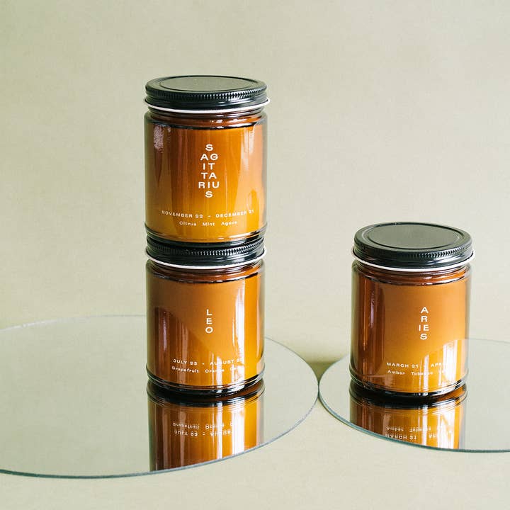 Vessel Candle Co - Wholesale Jar/Filled Candle - Aries Zodiac Candle3