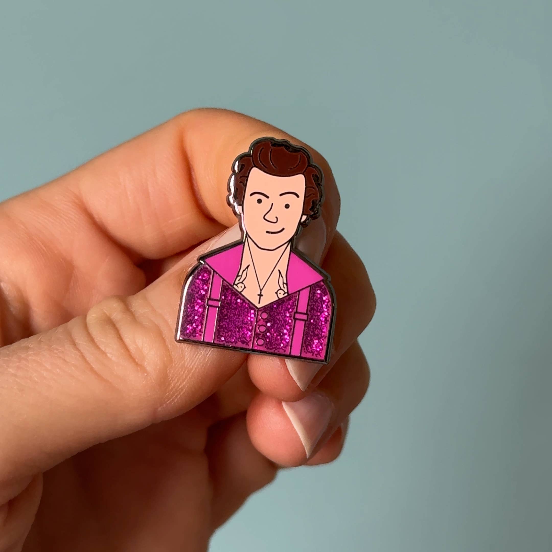 Collectable Cities - Wholesale Lapel Pin/Button - Harry Styles Fine Line Enamel Pin Case, pop music london1