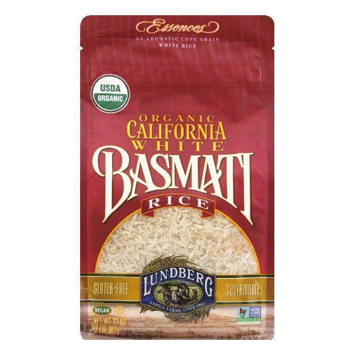 KeHE Distributors, LLC - Wholesale Nuts - Lundberg Gluten Free Rice Organic California Basmati White, 32 OZ (Pack of 6)0