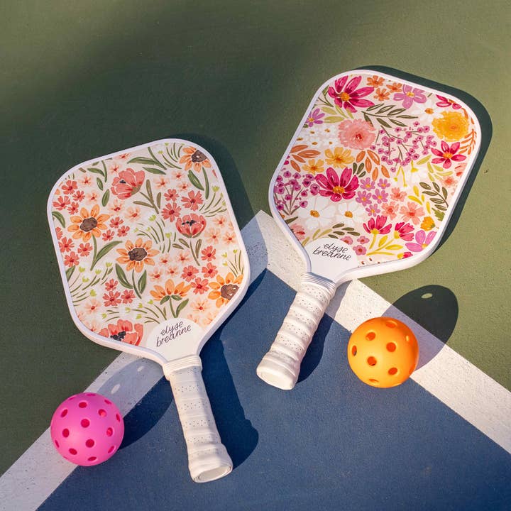 Elyse Breanne Design - Wholesale Sports & Outdoor - Primrose Petals Pickleball Paddle3