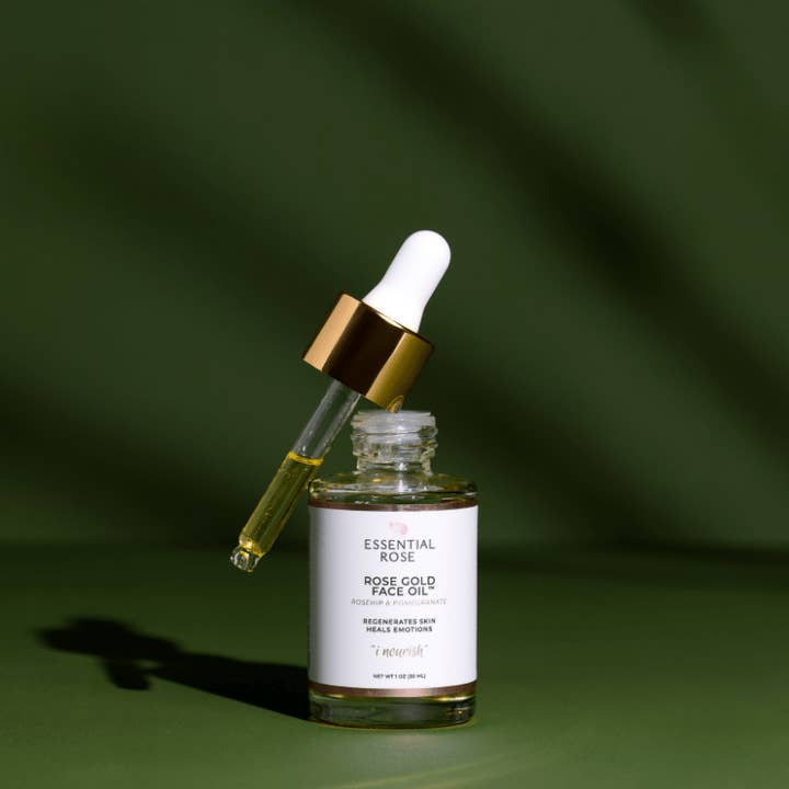 Essential Rose Mood Beauty® - Vendita all'ingrosso Olio viso - Olio Viso Ringiovanente - Oro Rosa - «I NUURISH»1