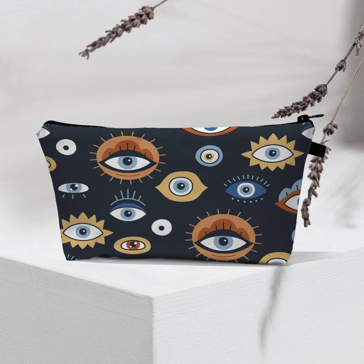pinkblu02 - Wholesale Make-up tas/toilettas - Damesmode Boze Oog Draagbare Cosmetica Tas35