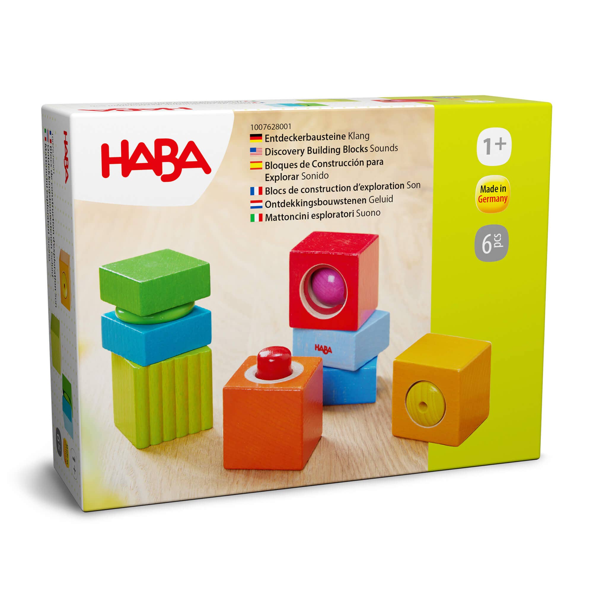 HABA USA - Wholesale Wood Toy - Kids - Fun with Sounds Wooden Discovery Blocks9