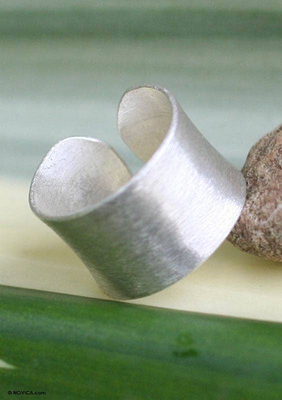 NOVICA - Wholesale Band/Stacked Ring - Be Original Sterling Silver Band Ring