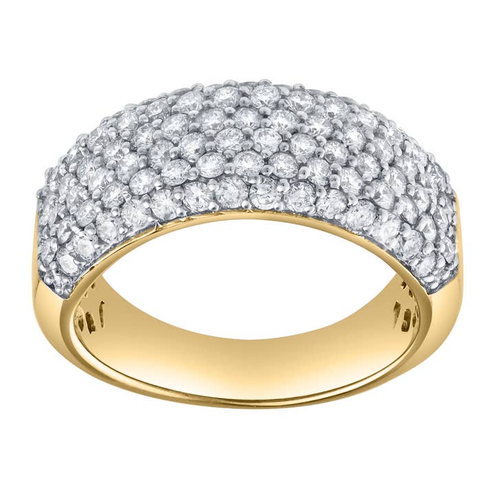 Bague en diamant en or jaune 10K de 1,60 ct Eminence pour la vente par LuvMyJewelry (LMJ)