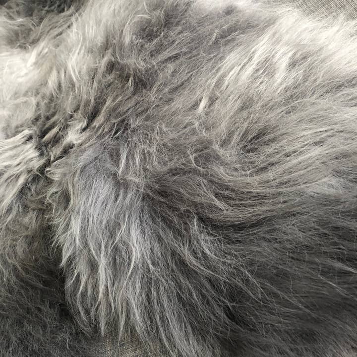 Wildash London - Wholesale Area Rug - Swedish Sheepskin Rug Sheep Skin Throw - Slate Grey5