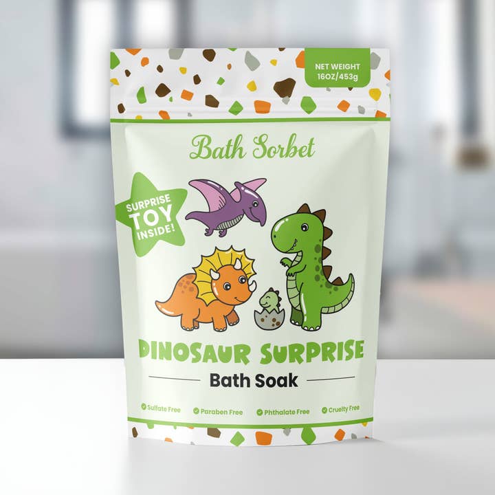 Dinosaur Surprise Bath Soak for wholesale by Bath Sorbet