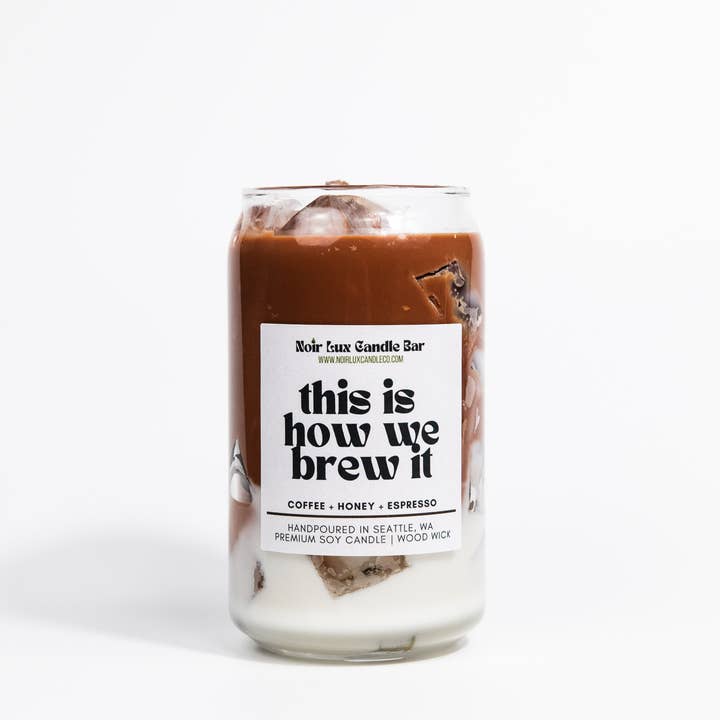 Noir Lux Candle Co - Vendita all'ingrosso Candela in vasetto - Candela profumata This is How We Brew It al caffè freddo4