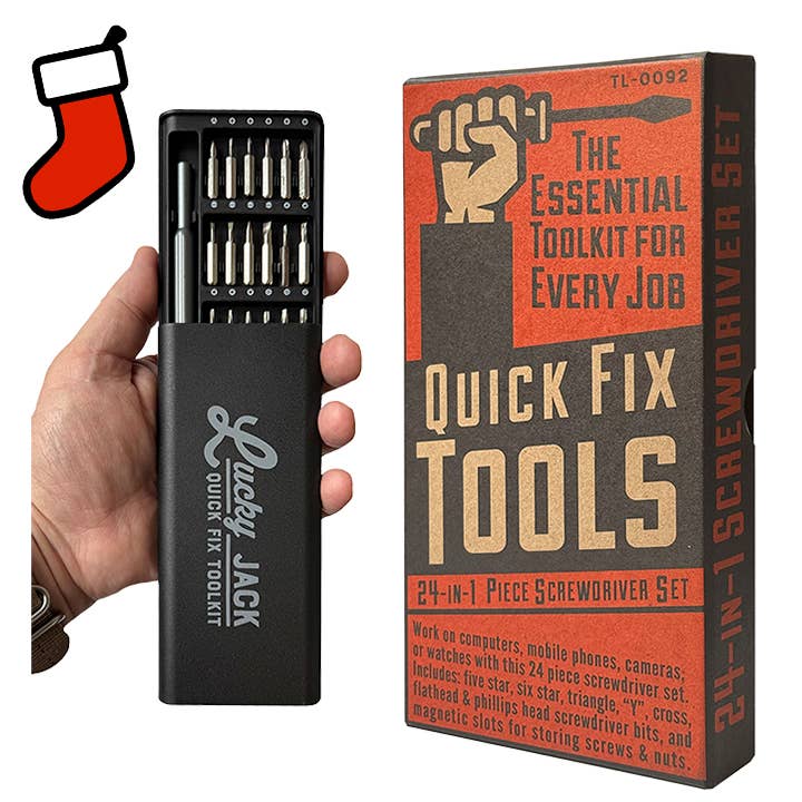 Quick Fix Tools - 24-in-1 Screwdriver Set  (18 pk.) for wholesale by Lucky Jack