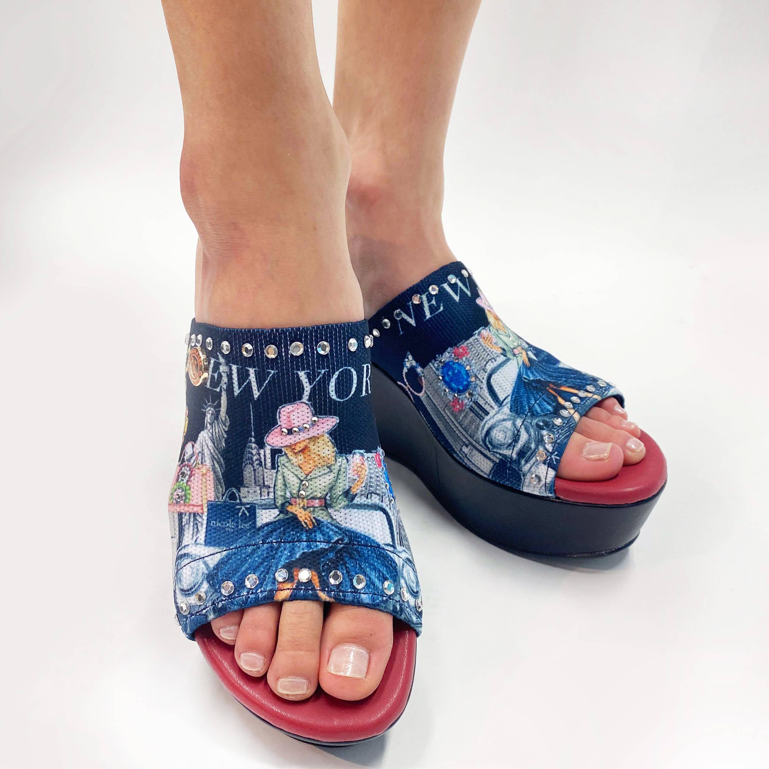 Nicole Lee USA - Wholesale Wedges - Women's - CASUAL WEDGE SANDALS2