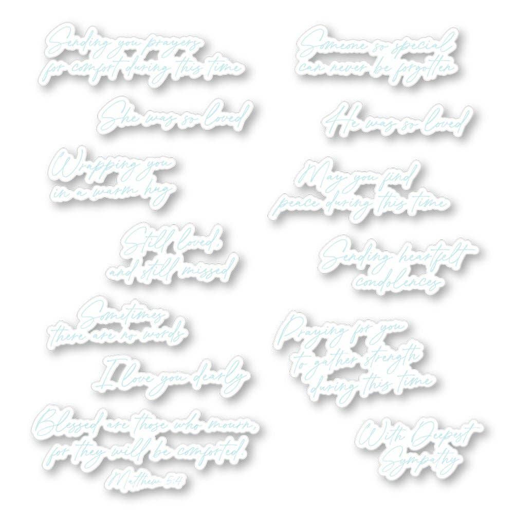 Honey Bee Stamps - Wholesale Craft Supplies - Heartfelt Condolences - Honey Cuts - Coordinating Dies0