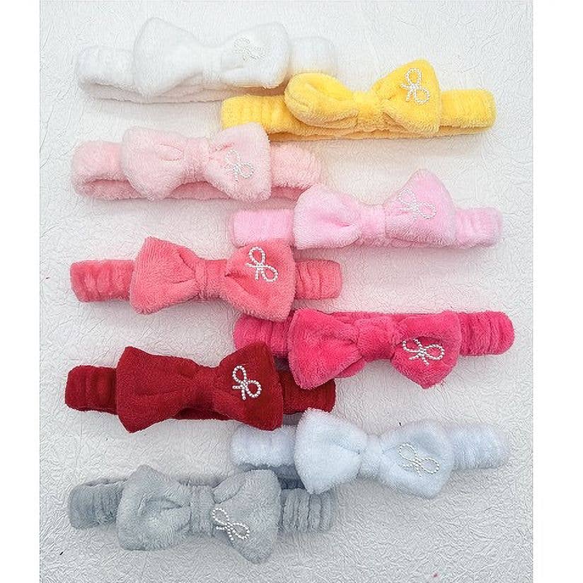 Diacly - Wholesale Spa headband - 12pk Pearls Deco Terry Towel Soft Spa Headband1