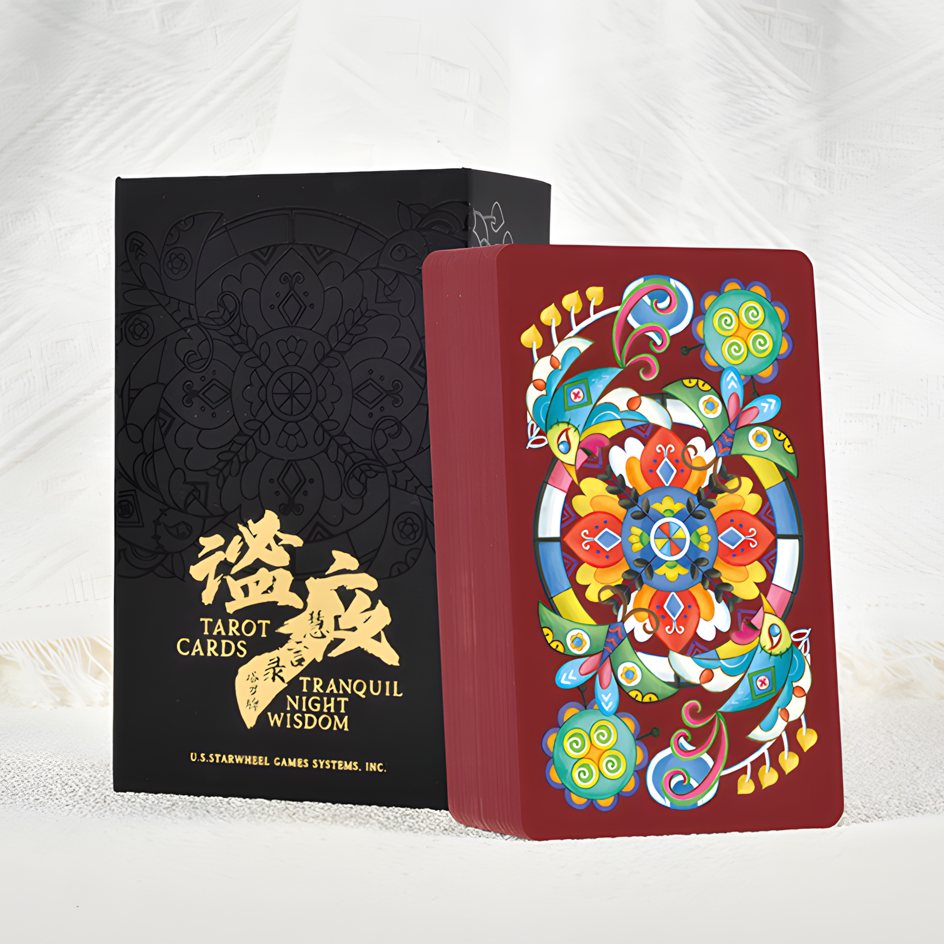 Vermilion Collection – wholesale Tarot cards – Tranquil Night Wisdom Tarot0