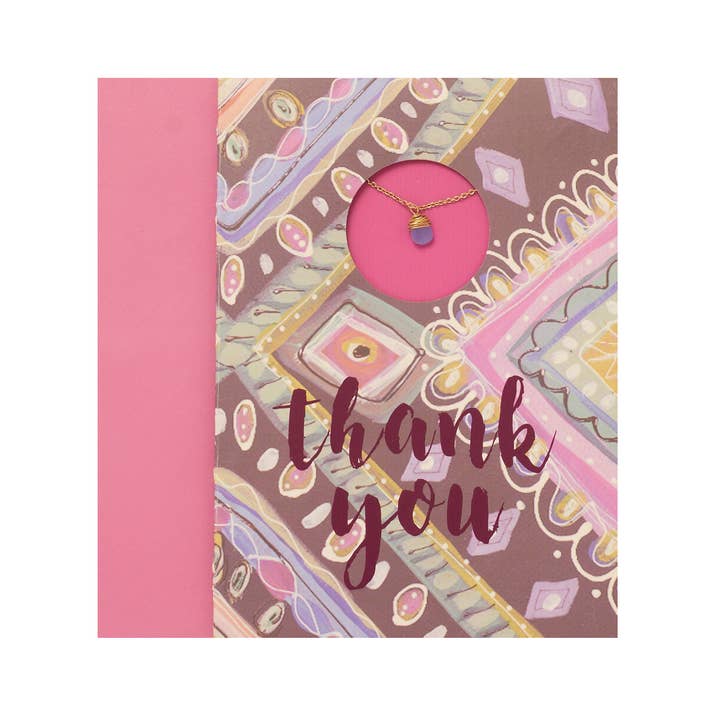 BOPS WHOLESALE - Wholesale Everyday Greeting Card - Assorted Variety 12 Pack of Greeting Cards With Necklace