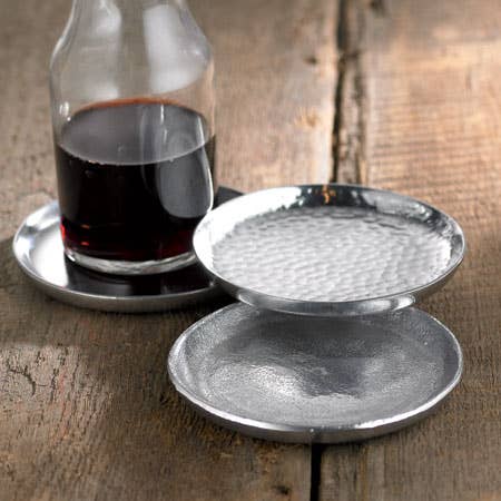 Assorted 5" Round Coasters Set for wholesale by India Handicrafts Inc