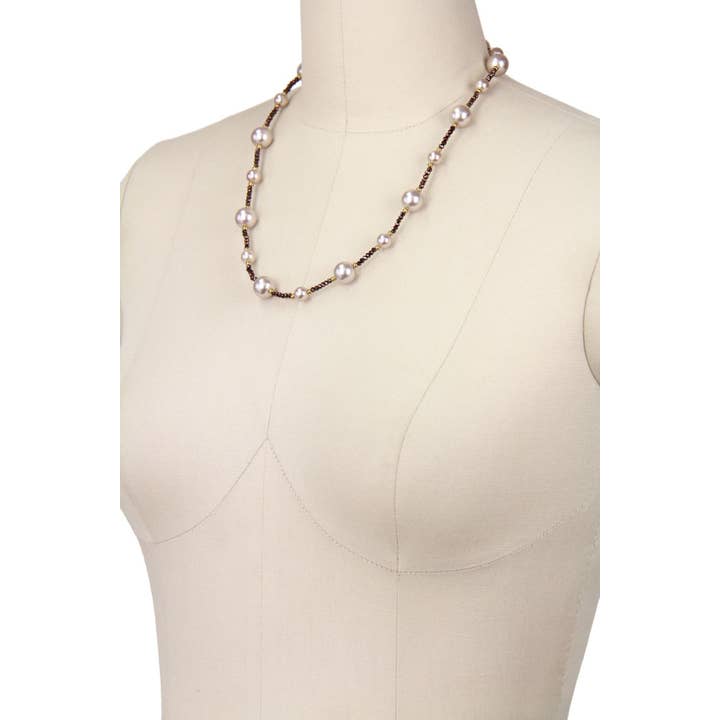 Veroma Gifts - Vendita all'ingrosso Collane di perline/perle - Collana classica con filo di perle.3