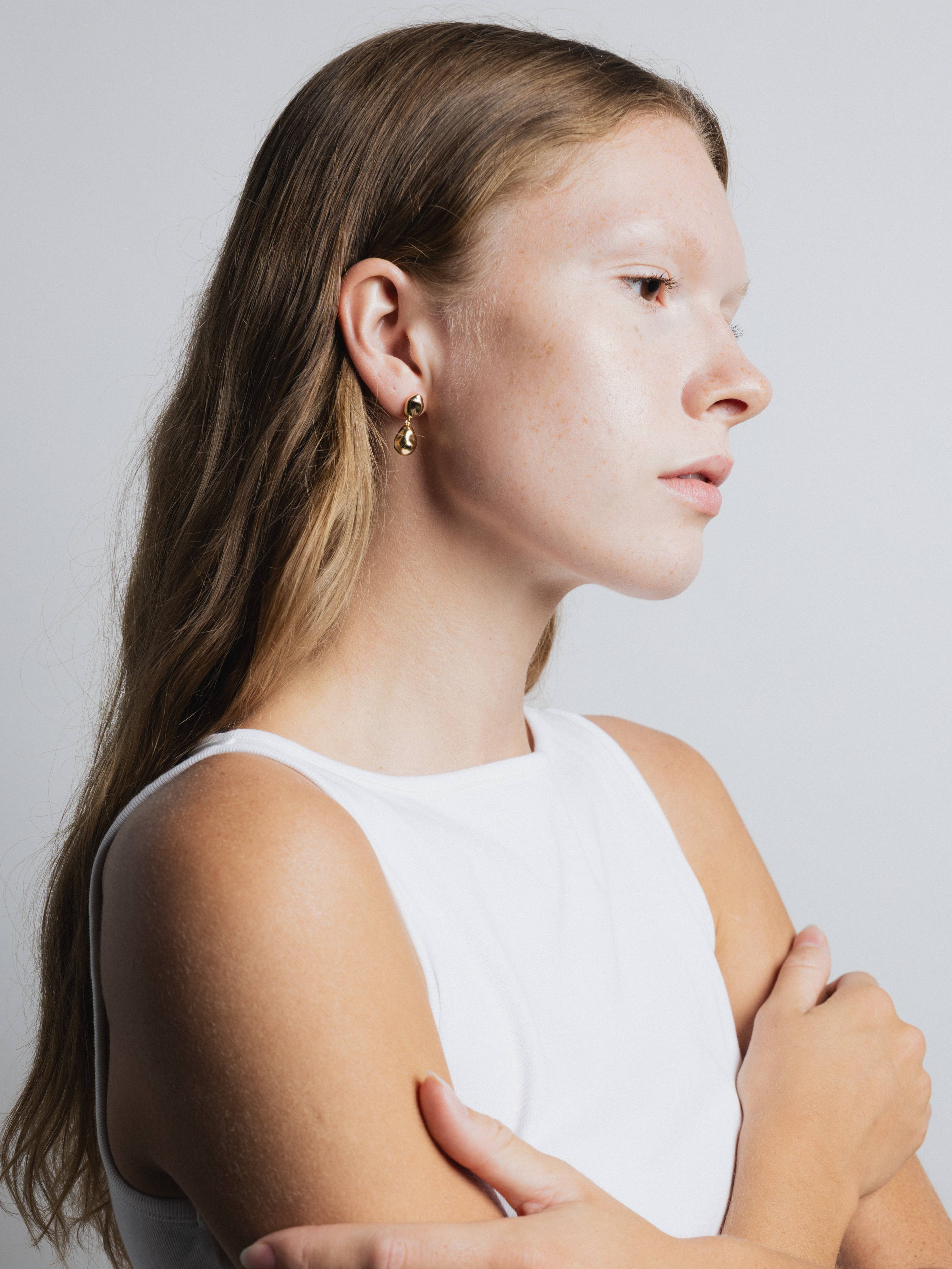 Wolf Circus Jewelry - Wholesale Dangle Earrings - Pinto Earrings in Gold3