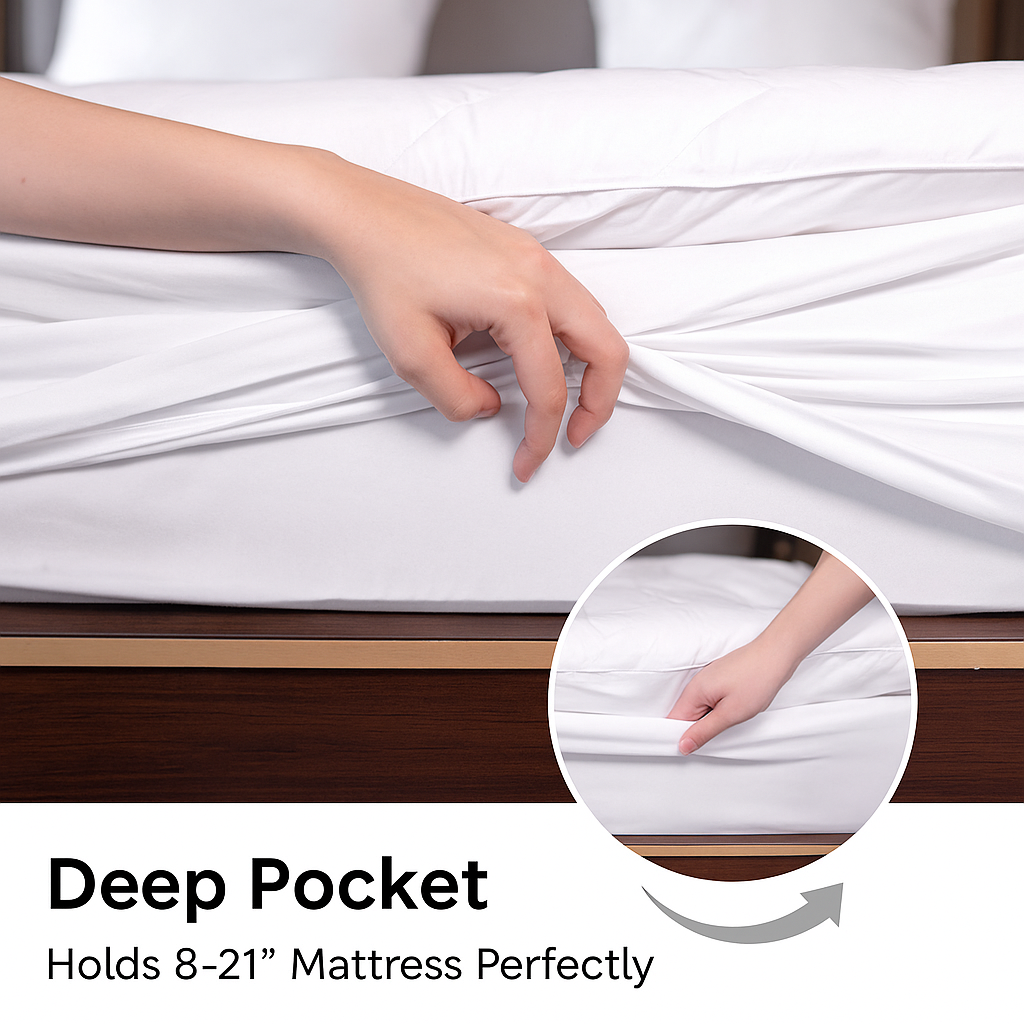 Orimono Elegance - Vendita all'ingrosso Coprimaterassi/Protezioni materasso - Ortopedico topper materasso con imbottitura spessa da 10 cm | Lusso morbido e confortevole3