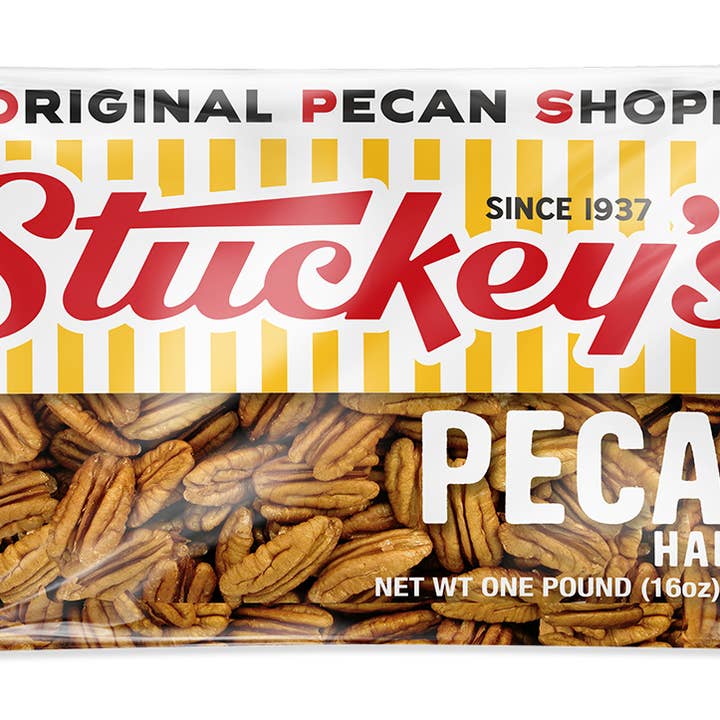 Mammoth Halves Raw Pecans for wholesale by Stuckey's