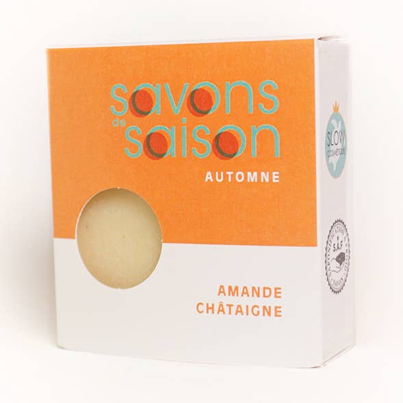 Jabón de tocador almendra castaña para venta al por mayor de Savons de Saison