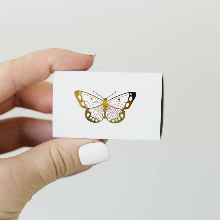 Studio Portmanteau - Wholesale Matches - Butterfly Matchbox | Pollinator Matchbook | Pretty Matches