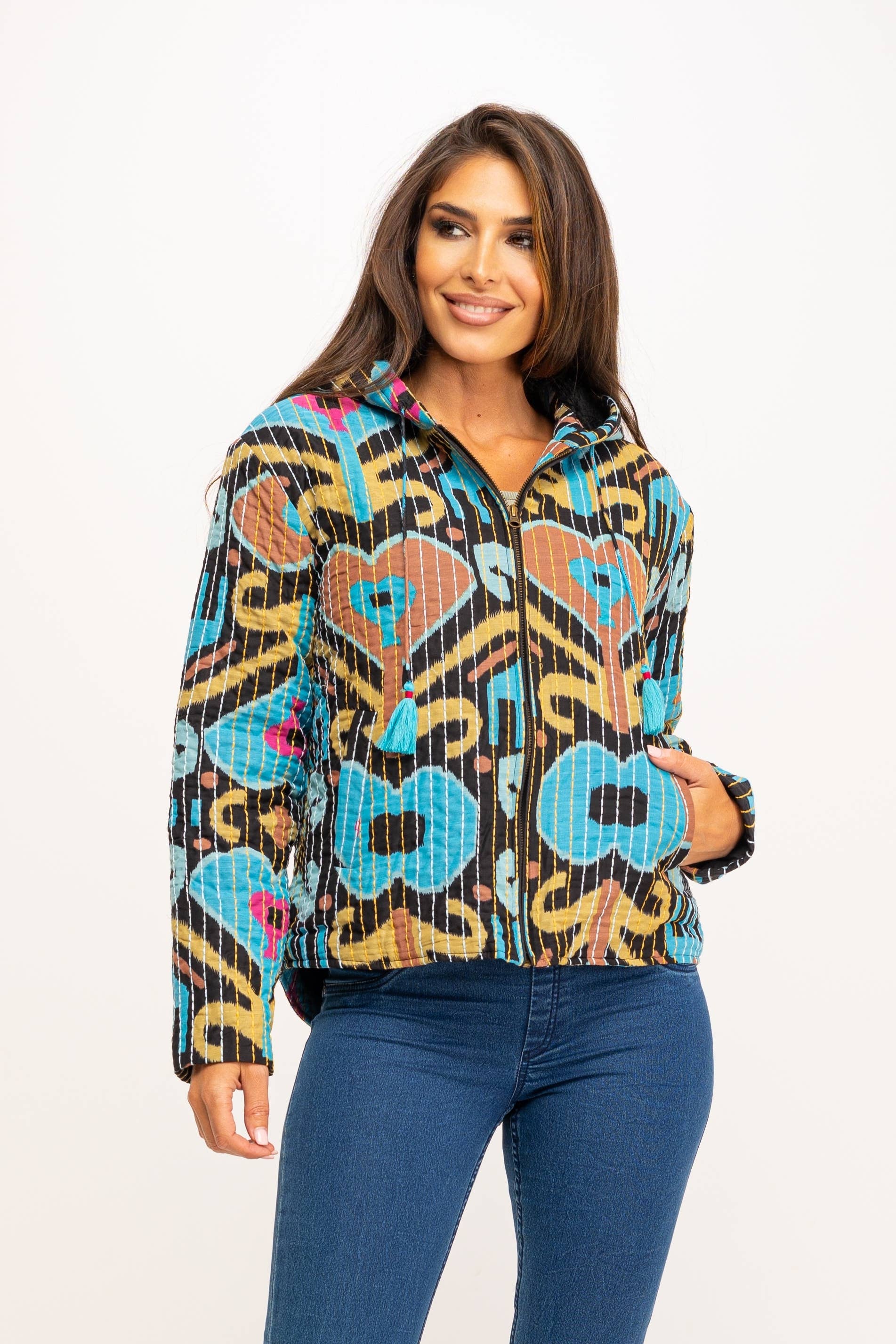 Peace & Love (CALAO IMPORT EXPORT S.L.) - Wholesale Jacket - Women's - IC1022CH Jacket1