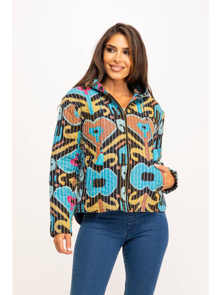 Peace & Love (CALAO IMPORT EXPORT S.L.) - Wholesale Jacket – Women's - IC1022CH Jacket1