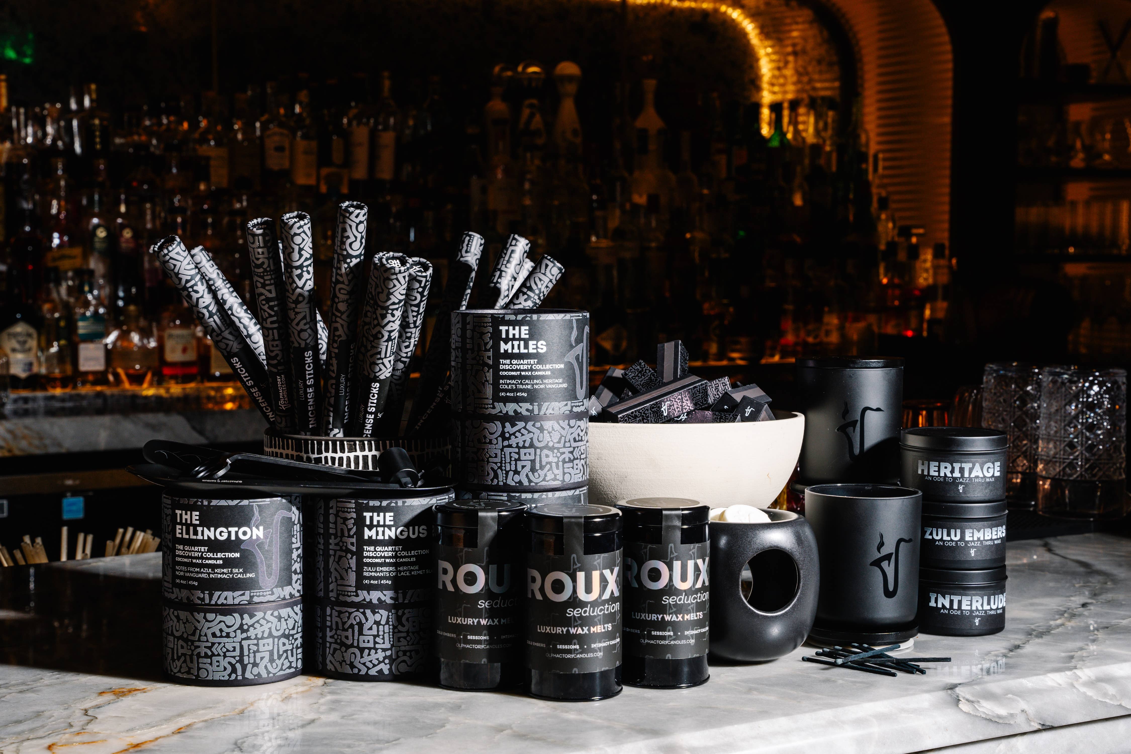 OLPHACTORY CANDLES - Wholesale Travel Candles - The Mingus: Quartet Discovery Collection3