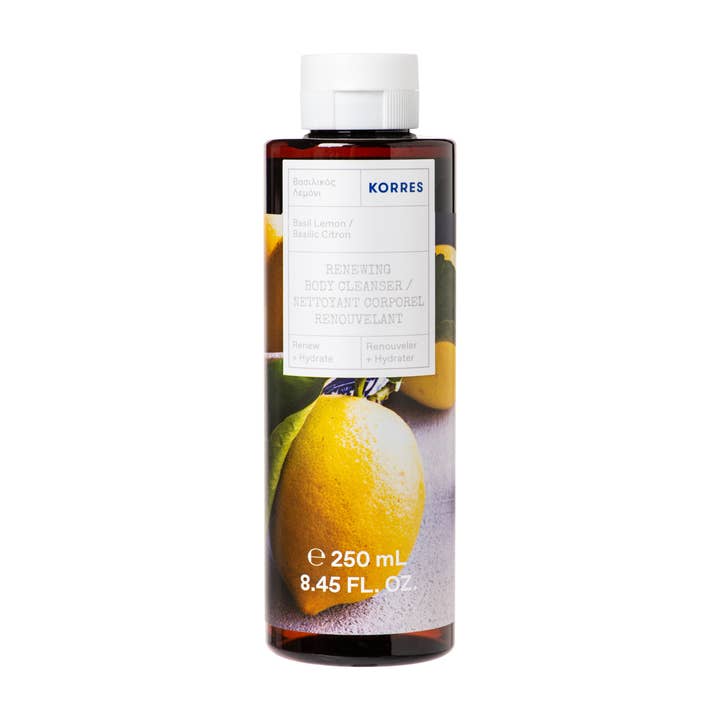 Renewing Body Cleanser Basil Lemon for wholesale by KORRES USA LTD
