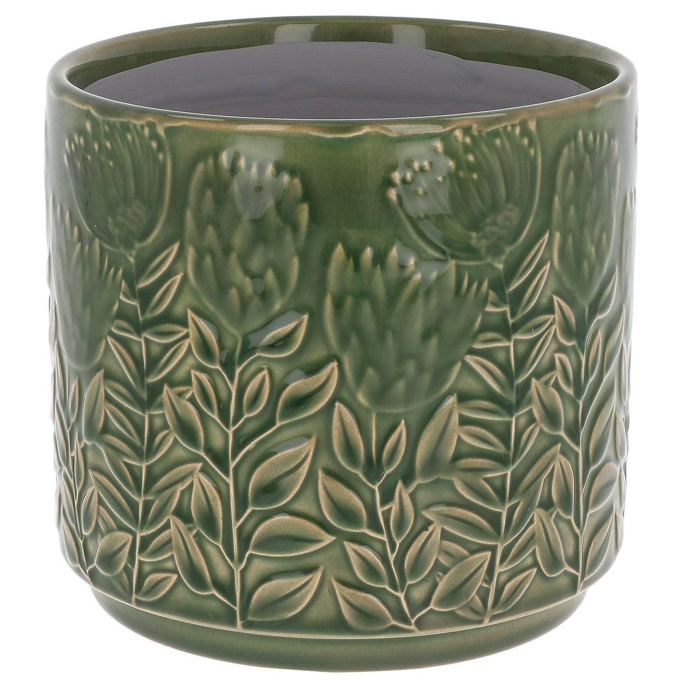 Joe Davies - Wholesale Plant Pot - Deco Glaze Planter Artichoke Medium1