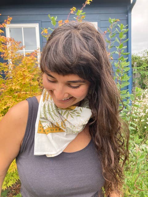 Pen+Pine - Wholesale Bandana - Women's - Mushroom + Ferns Bandana7