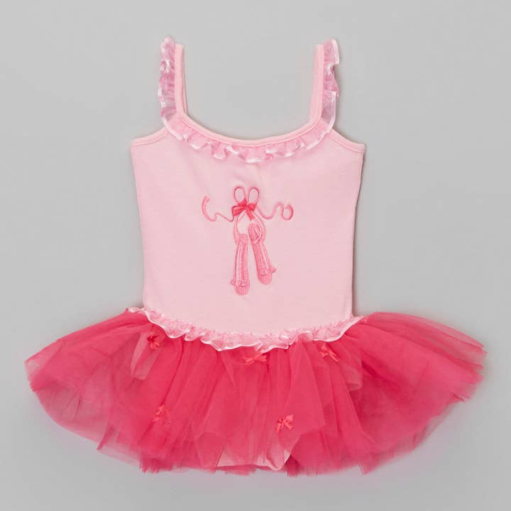 Chausson de ballet rose-rose vif Robe de ballet pour la vente par Wenchoice