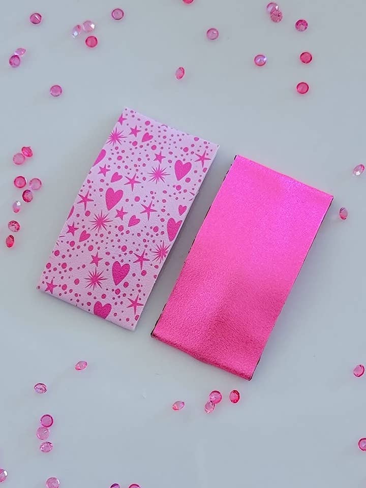 2" Rectangle Snap Clip Pair-Princess Sparkle for wholesale by Dainty Delights Creations