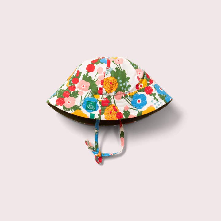 Flora And Fauna Reversible Sunhat for wholesale on Faire