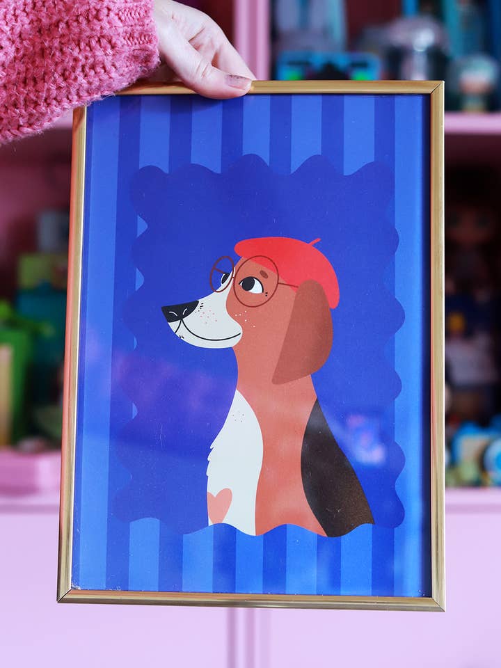 Display beagle for wholesale by Poulette Magique