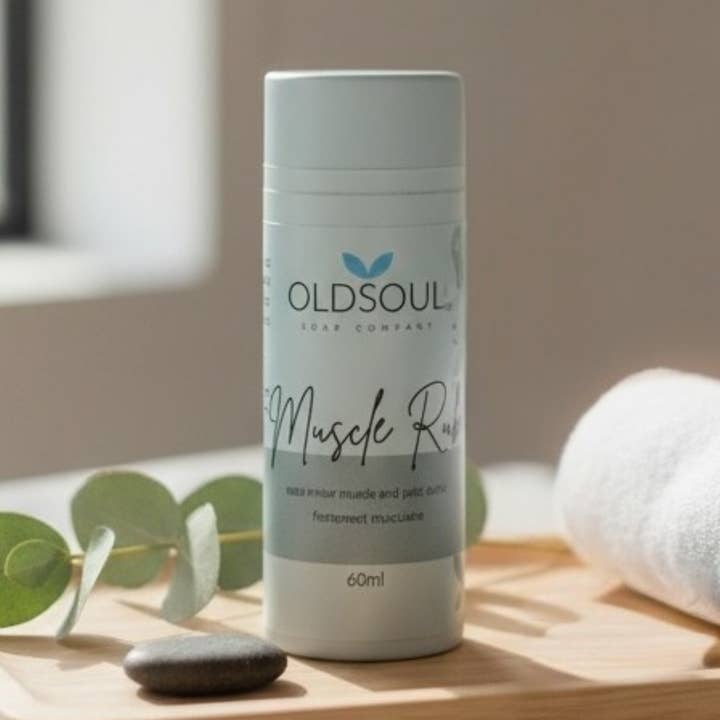 Muscle Rub for wholesale by Old Soul Soap Company Inc.