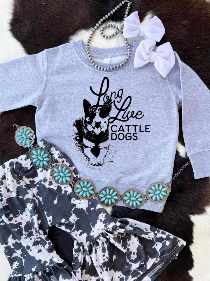 Sweatshirt Long Live pour chiens de bétail pour la vente par Buckin Baby Wholesale