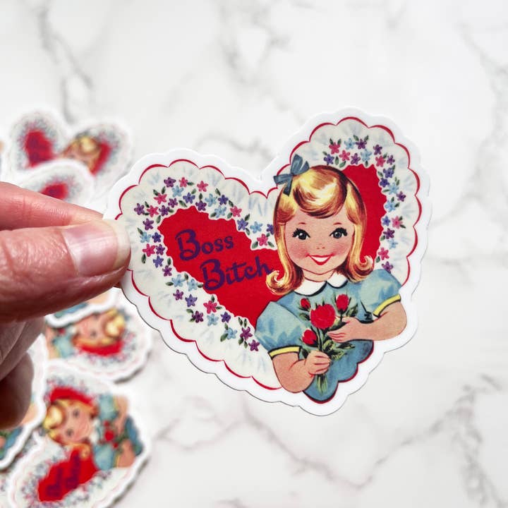 The Coin Laundry - Wholesale Sticker - Boss Bitch Sticker - Funny Girl Power Decal
