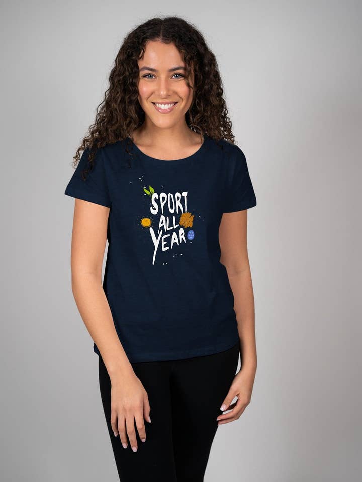 Women's "Sport All Year" T-shirt for wholesale by LEMON T