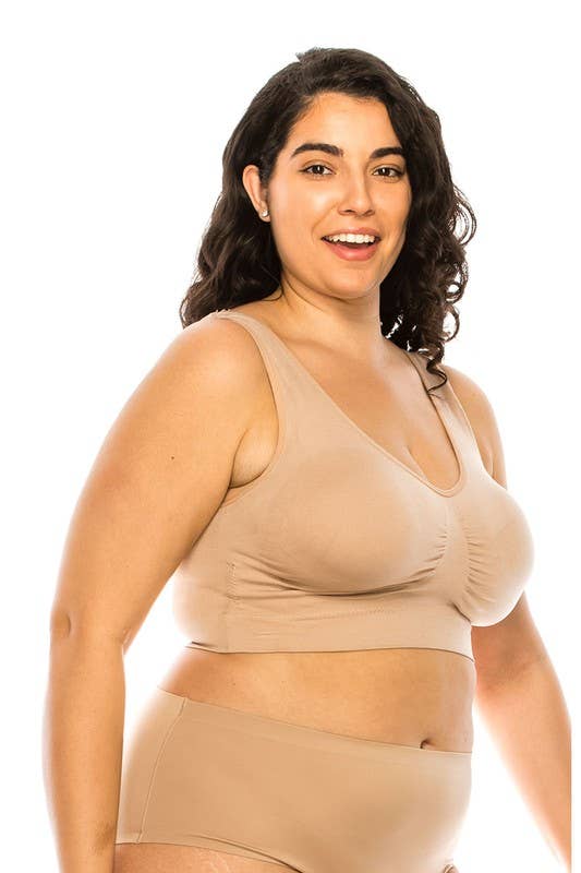 Best Underwear Line - Venta al por mayor Sujetador - Mujer - Sostén sin costuras cómodo de tela de microfibra - YM-SB-721478